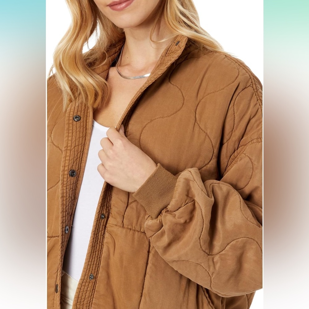 BLANK NYC Drop Shoulder Quilted Jacket